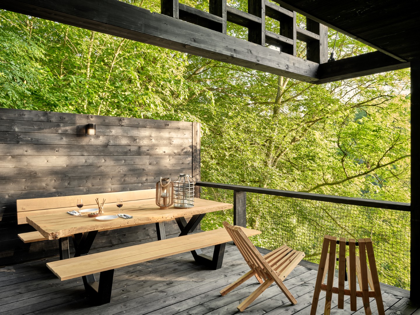 outdoor cosy terrace